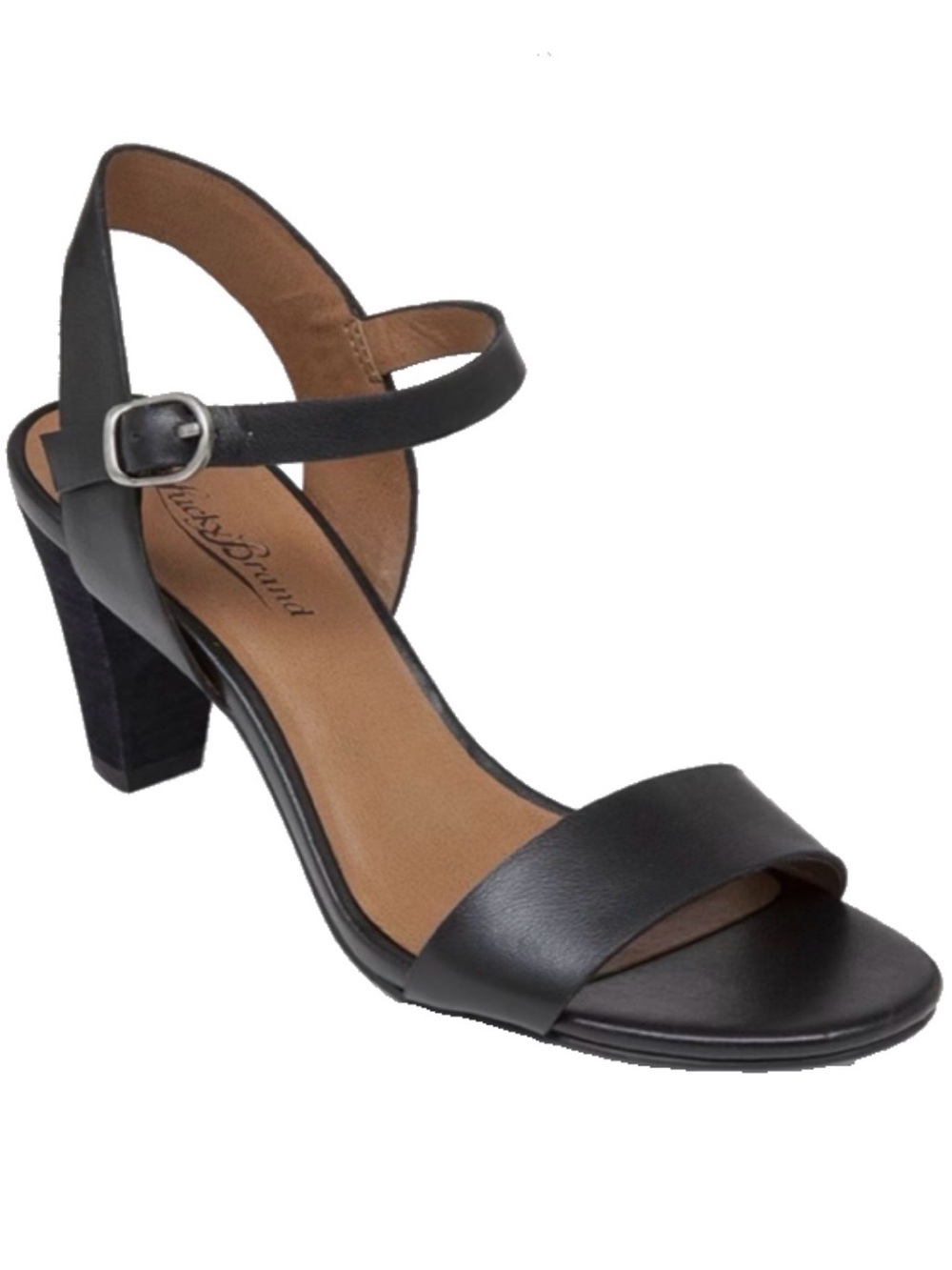 Lucky Brand Classic Black Ankle-Strap Women’s Sandals